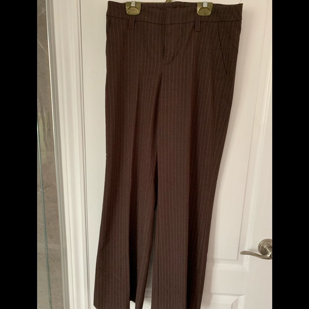 Esprit Brown pin stripped pants size 6